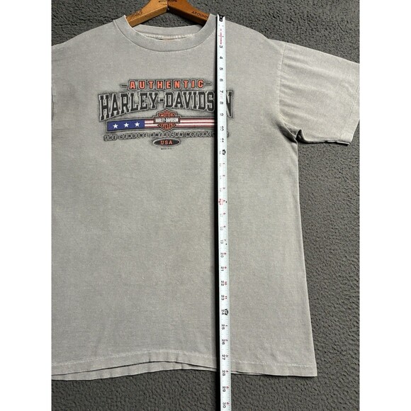 Vintage Harley Davidson T-Shirt Mens Medium 90’s Made USA Single Stitch Flames - Picture 13 of 14